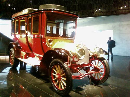 Another beautiful classic car - A car in the Mercedes museum stuttgart