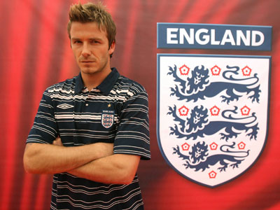beckham - the one whom i admire the most.. the former captain of the english football team
