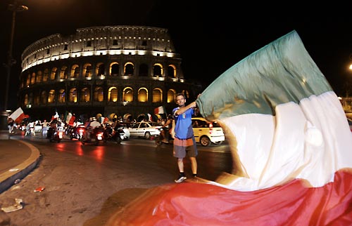 World Cup 2006 - Italy won the soccer world cup in 2006