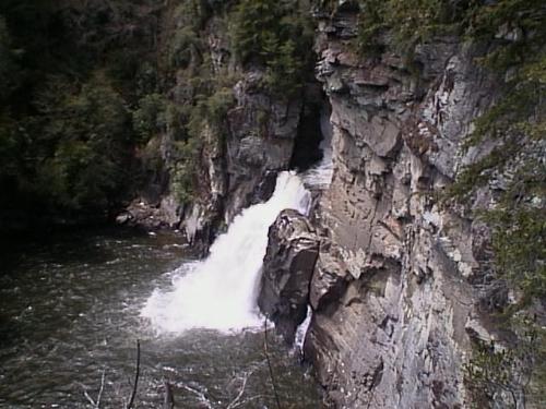 Linville Falls - This picture was taken while on vacation with my Uncle and Aunt to North Carolina. We hiked a trail at Linville Falls 1.7 miles to reach the falls but it was well worth the hike. It was a beautiful site and the scenery was great.