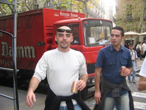 Little pause in the rambla - Beer in the rambla