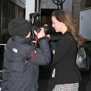 kate middleton - kate middleton, prince william's girlfriend, being harrassed by a member of the paparazzi