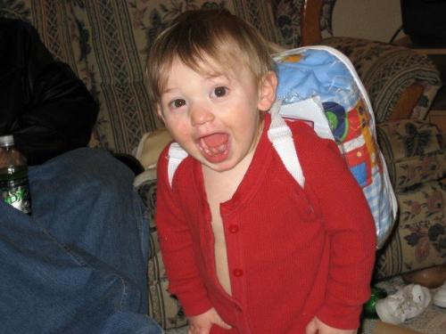 My son Liam - My crazy kid being silly! I love him!