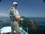 Hauling Lobster Traps - photo of someone hauling a lobster trap
