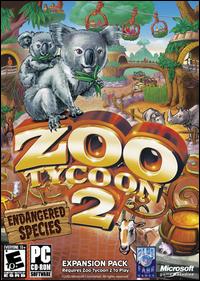 Zoo Tycoon 2 Cover - Zoo Tycoon 2 Endangered Species