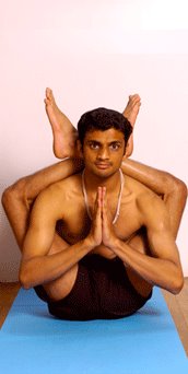 dwipada sirasasana - this is dwipada sirasasana... king cobras posture...