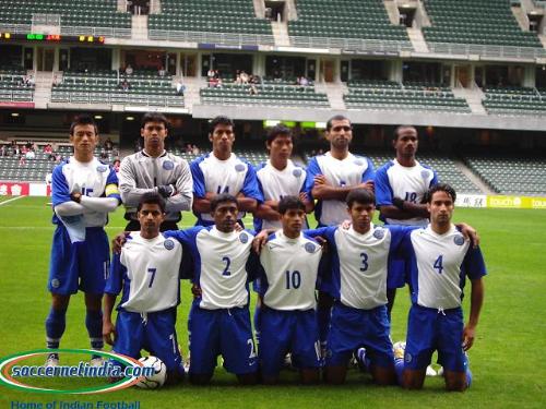 India squad 2006  - Team photo before the HongKong match