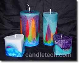 drapped layer candles - drapped layer candles they are so beautiful