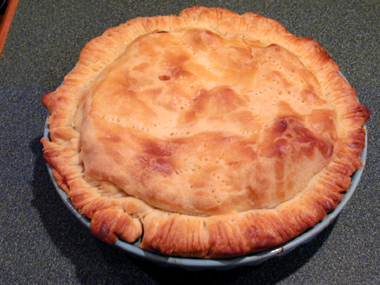 Pie - mmmmm......delicous pie.just add mash and peas your away mmmmmm..
