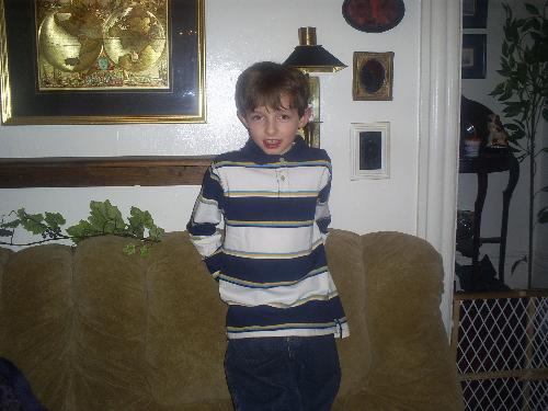 what a ham for the camera! - andy loves getting his picture taken!