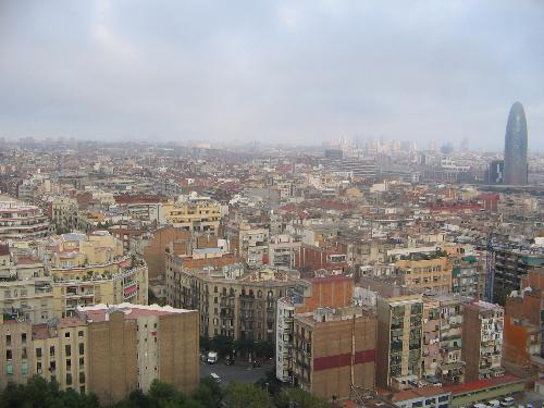 View of Barcelona - Barcelona sight from the Sagrada Familia