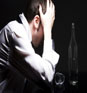 addiction - addiction, a man depressed over facing his addiction