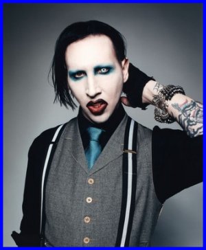 marylin manson - the singer himself, who is known for is crazy antics, is very popular among his fans!