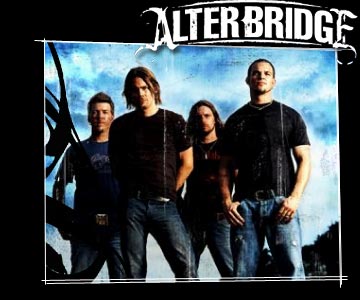 alter bridge - This picture shows Alter Bridge, the Creed's break up band after their vocalist Scott Stapp left the band.