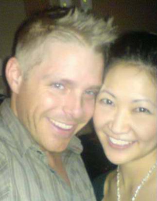 me and mike - xmas party
