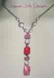 pink stone necklace - perhaps not the kind of thing you would wear however it was gively freely with your glee in mind