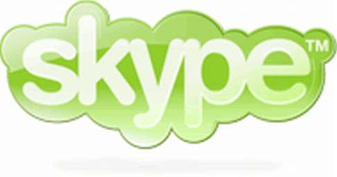 skype logo. - skype logo. please visit to http://www.skype.com/ it is free calling pc to pc