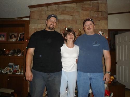 My children - The first loves of my life, my son Kyle, daughter Pam and son Dan.