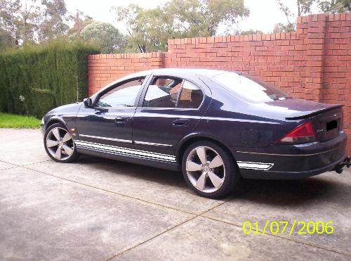 MY fullysic AU FALCON - My car with the GT strips that i want to put on the car