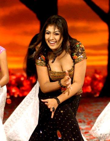 nayanthara in lakshmi - in some songs nayanthara looks very beautifull....here is one shot from her telugu movie lakshmi