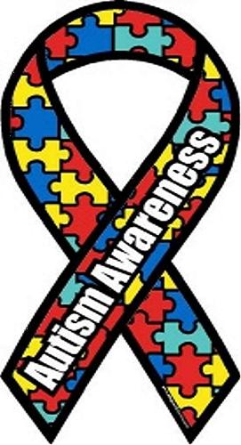Autism Spectrum Disorder Ribbon - My almost 8 year old son has high functioning Autism Spectrum Disorder.  There are many aways to join in the awareness and to fight against this terrible uncurable disease.  More and more children are being diagnosed with Autism Spectrum Disorder.  This does NOT mean these children are retarded, it is such a harsh word. Please don't hesitate looking up information using a search such as google, or ask me questions.  I am willing to let you know what I know and where to find the best and most current information, that I know of. I am no pro, but I do everything I can to help my family cope though some of the more difficult times and explain to you my knowledge and experiences. CC