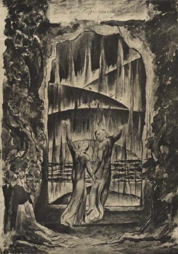 The Gate to Hell - Dante's drawing