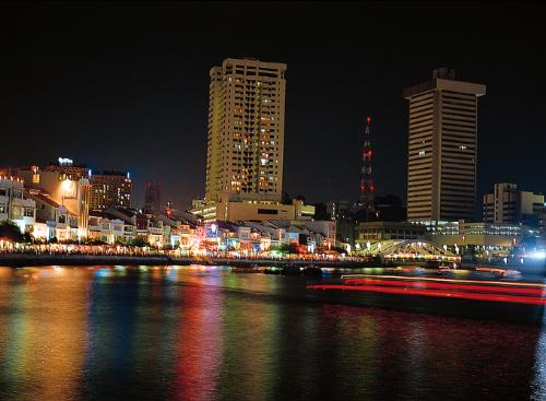 singapore - the beautiful night of singapore