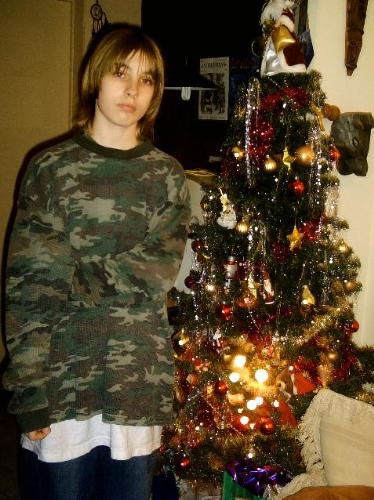 My Son - This is a picture taken in my home over the Christmas 2006 holidays.