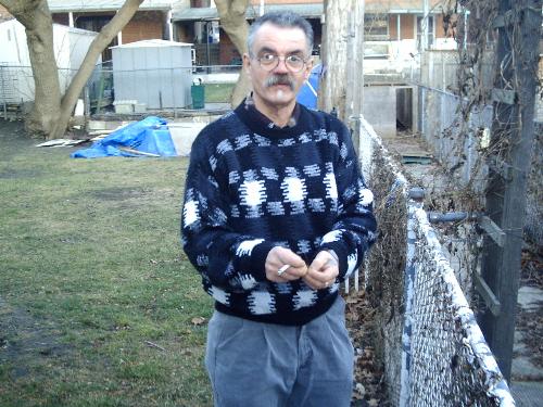 Father-in-Law - Taken outside my home Christmas 2006...