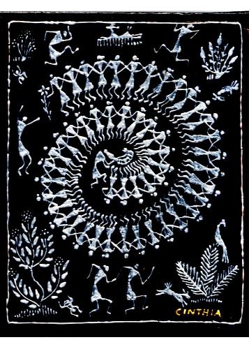 warli art - Check my glass painting and post your feedback. warli art - Check my glass painting and post your feedback.